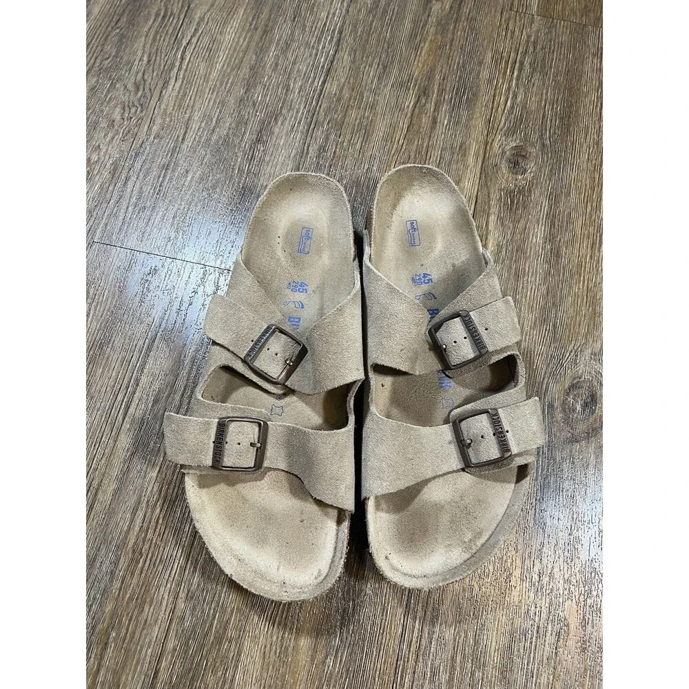 Birkenstock Unisex Arizona Soft Footbed Suede Leather Sandals Men’s 45